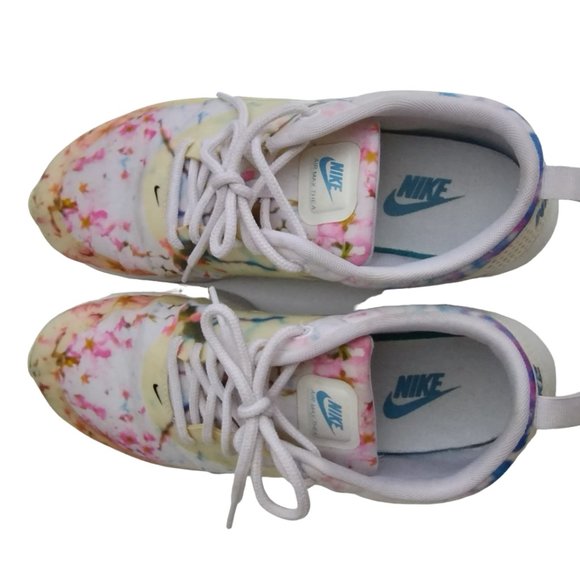Nike Air Max Thea Cherry Blossoms Floral White Sneakers Women's 8.5 - 599408-102 - Picture 14 of 14